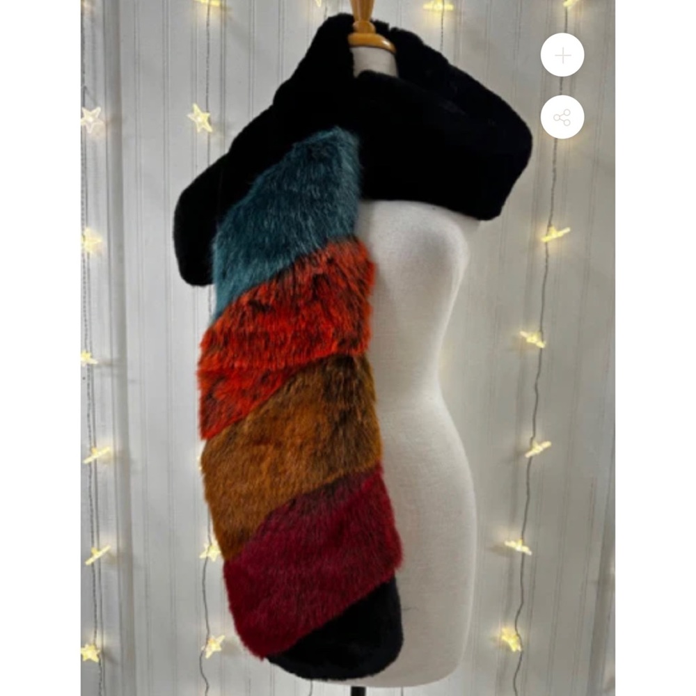 NWTTop Shop Faux Fur scarf - Picture 1 of 4